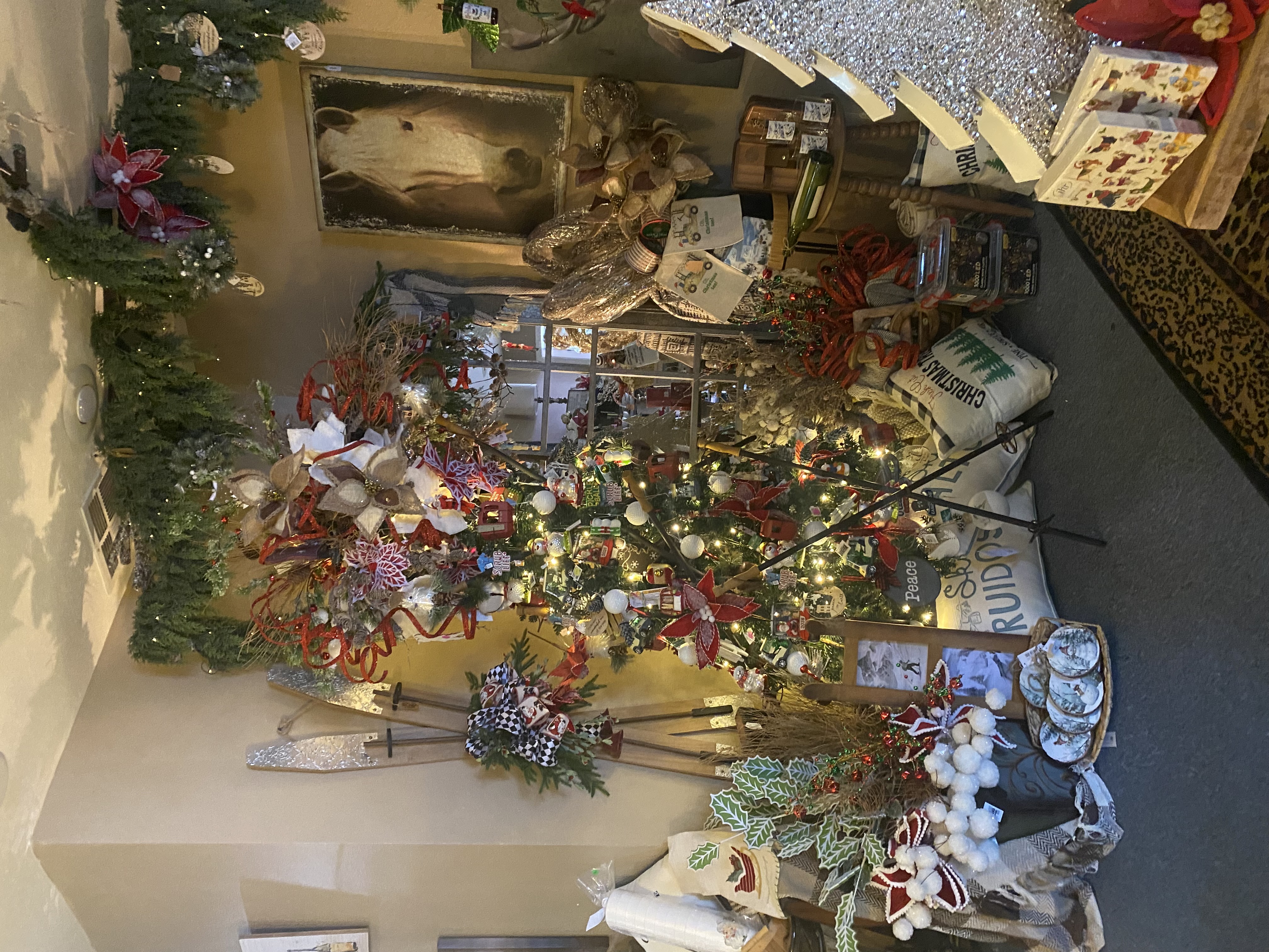 Holiday décor at Custom Interiors and Gifts