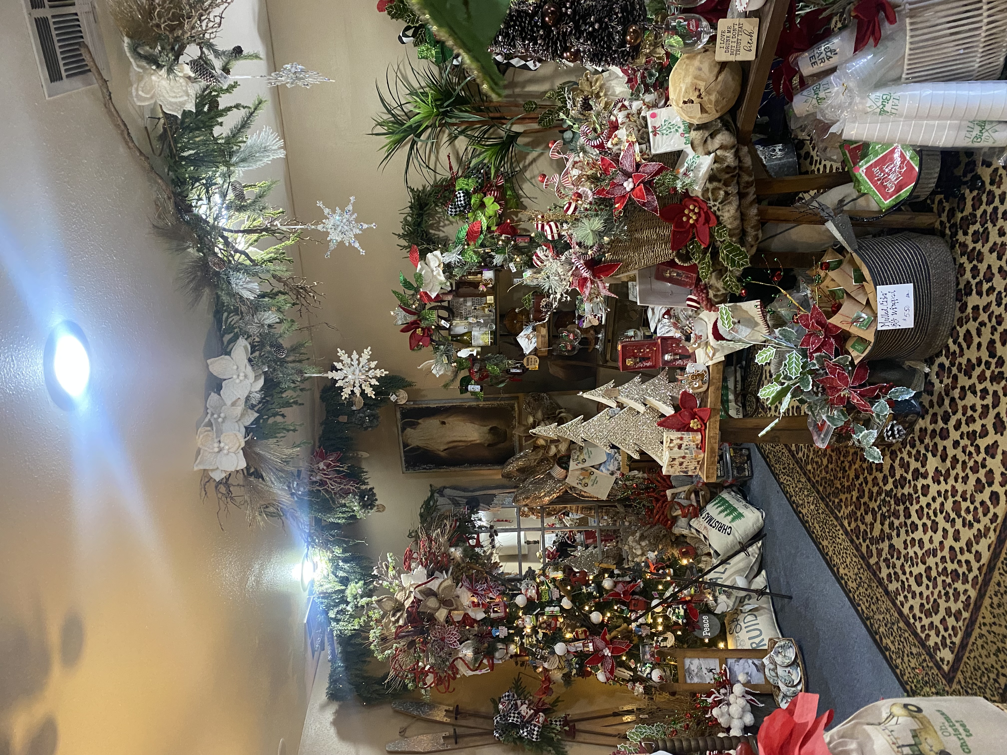 Holiday décor at Custom Interiors and Gifts