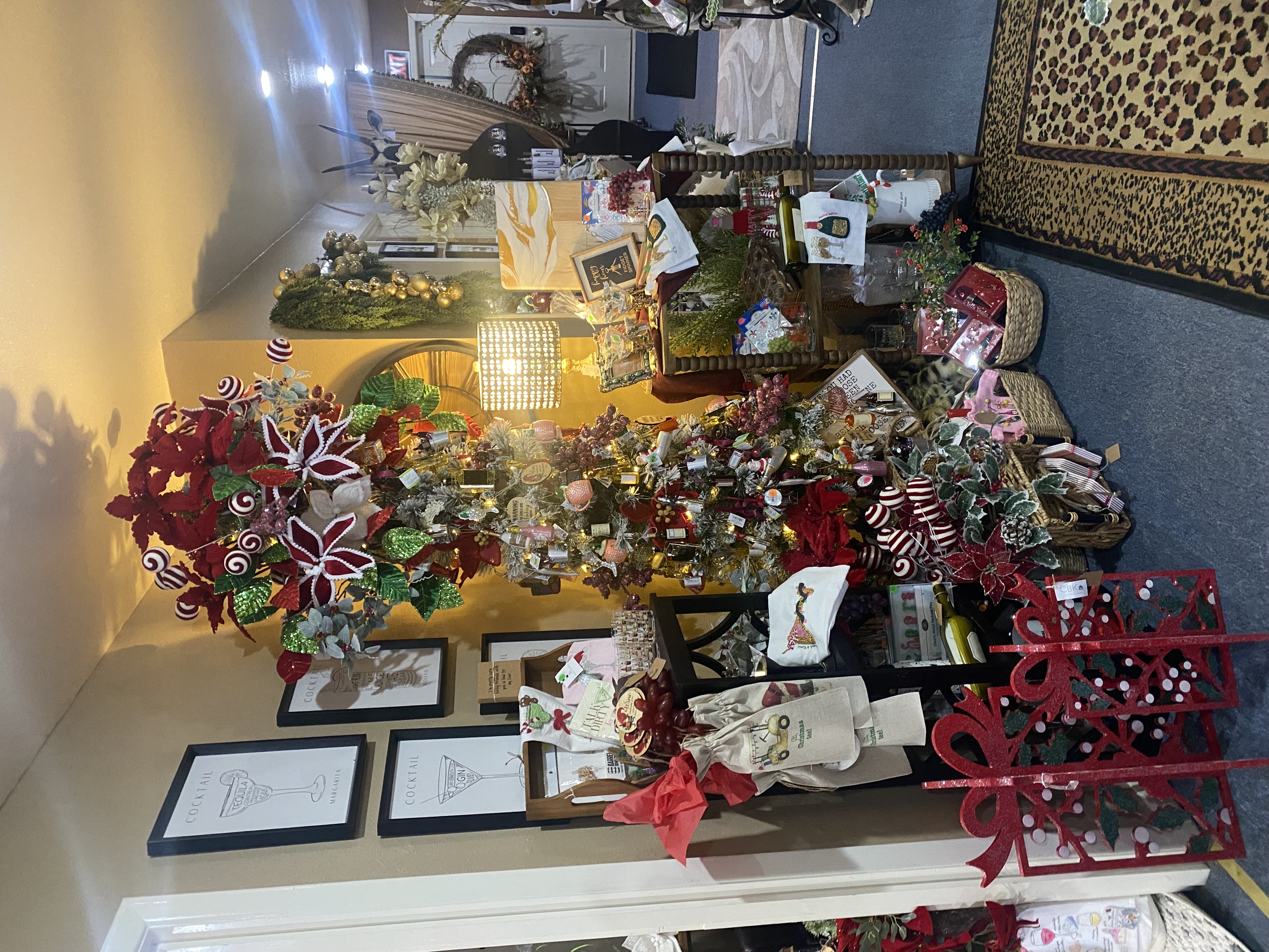 Holiday décor at Custom Interiors and Gifts